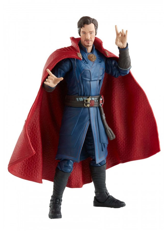 Marvel Legends Series Doctor Strange in The Multiverse of Madness 6-inch Collectible Doctor Strange Cinematic Universe Action Figure Toy, 4 Accessories