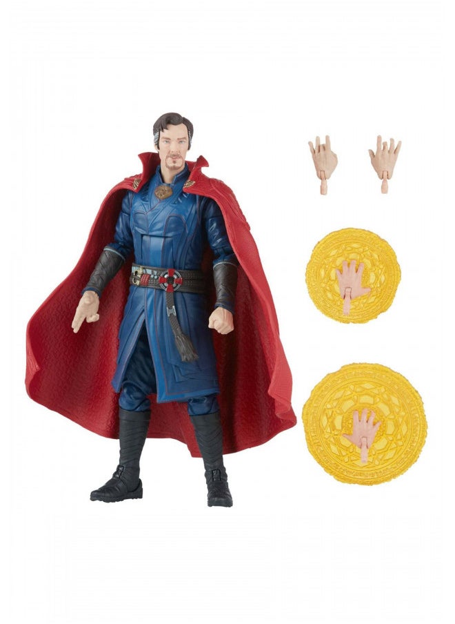 Marvel Legends Series Doctor Strange in The Multiverse of Madness 6-inch Collectible Doctor Strange Cinematic Universe Action Figure Toy, 4 Accessories