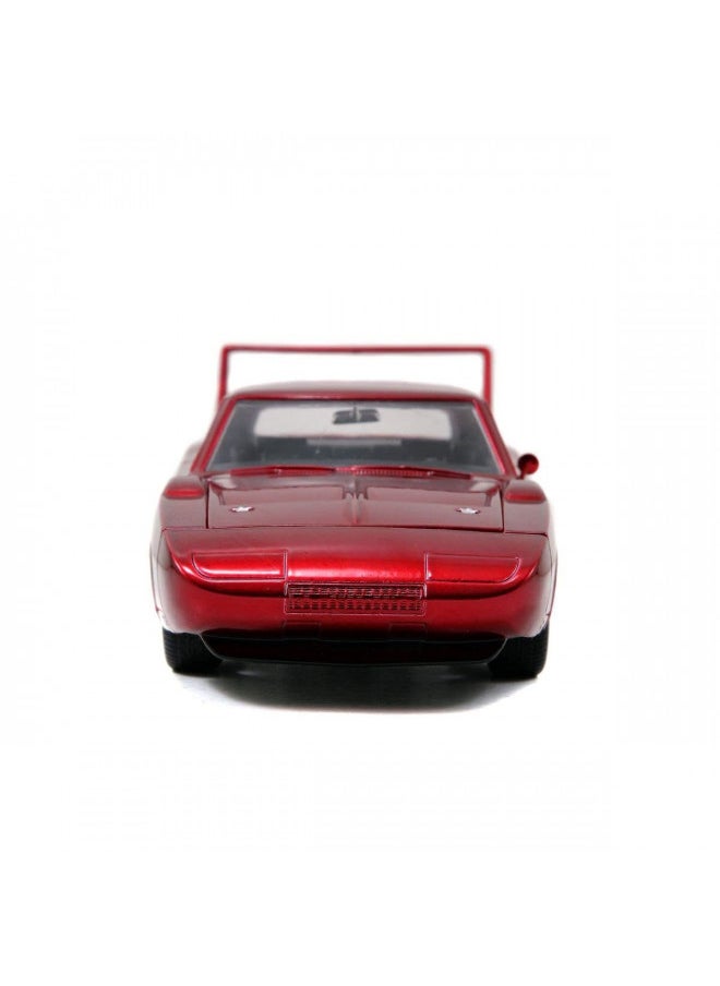 Jada Toys Fast & Furious Dom's Dodge Charger Daytona DIE-CAST Car, 1: 24 Scale Red (97060)