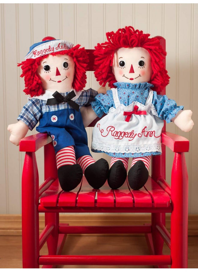 Aurora Bundle of 2 Dolls - 12'' Raggedy Ann & Raggedy Andy