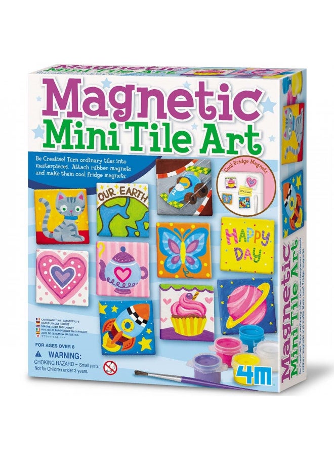 4M Magnetic Mini Tile Art, Art & Crafts DIY Kit, For Boys & Girls Ages 8+