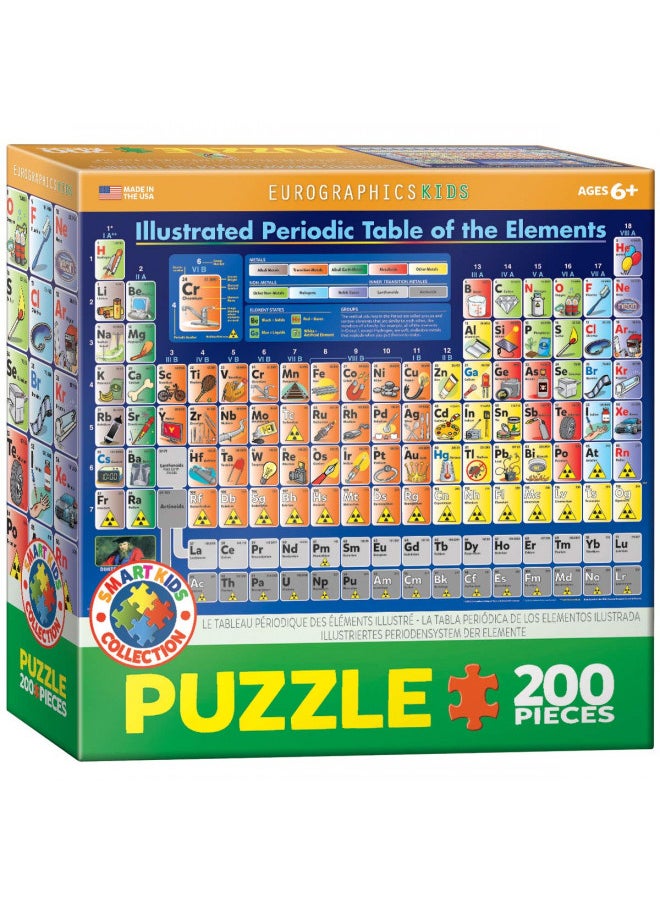 EuroGraphics Periodic Table Illustrated Jigsaw Puzzle (200-Piece)