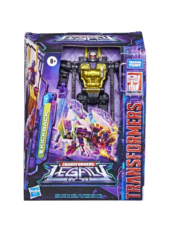 Transformers Toys Generations Legacy Deluxe Kickback Action Figure - Kids Ages 8 and Up, 5.5-inch