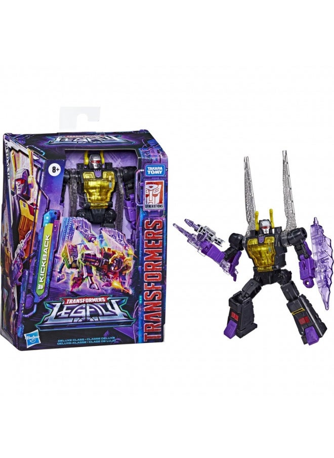 Transformers Toys Generations Legacy Deluxe Kickback Action Figure - Kids Ages 8 and Up, 5.5-inch