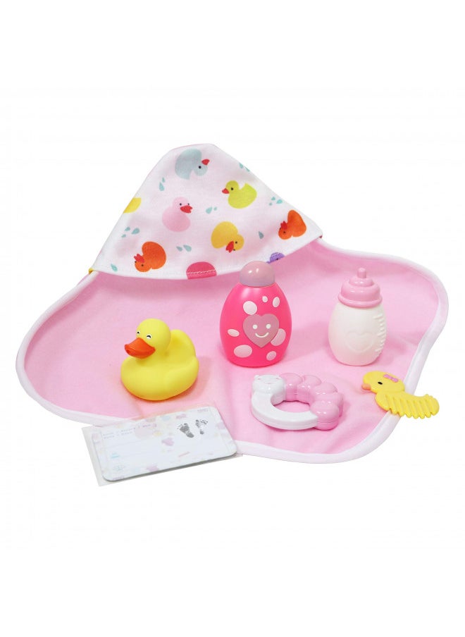 JC Toys - La Newborn | 10 piece Layette Deluxe Bathtub Gift Set | 12.5