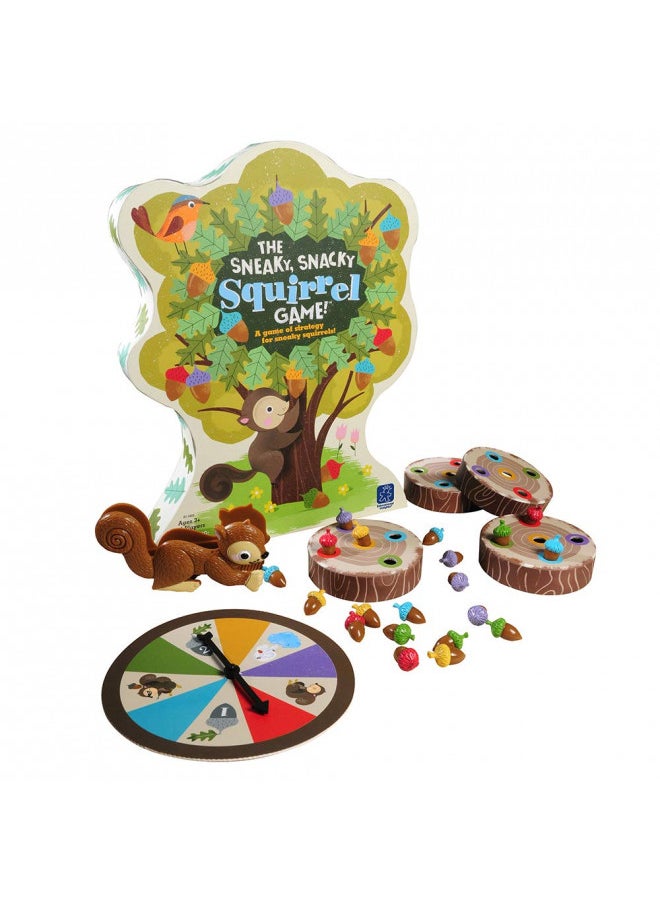 Educational Insights The Sneaky, Snacky Squirrel Game, 4 players, for Preschoolers & Toddlers, Gift for Toddlers Ages 3+