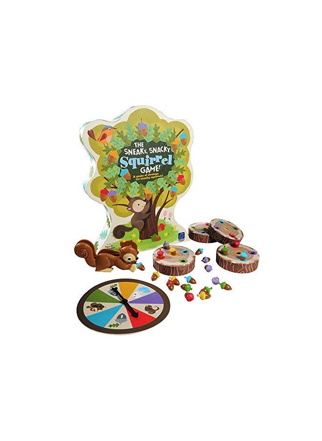 Educational Insights The Sneaky, Snacky Squirrel Game, 4 players, for Preschoolers & Toddlers, Gift for Toddlers Ages 3+