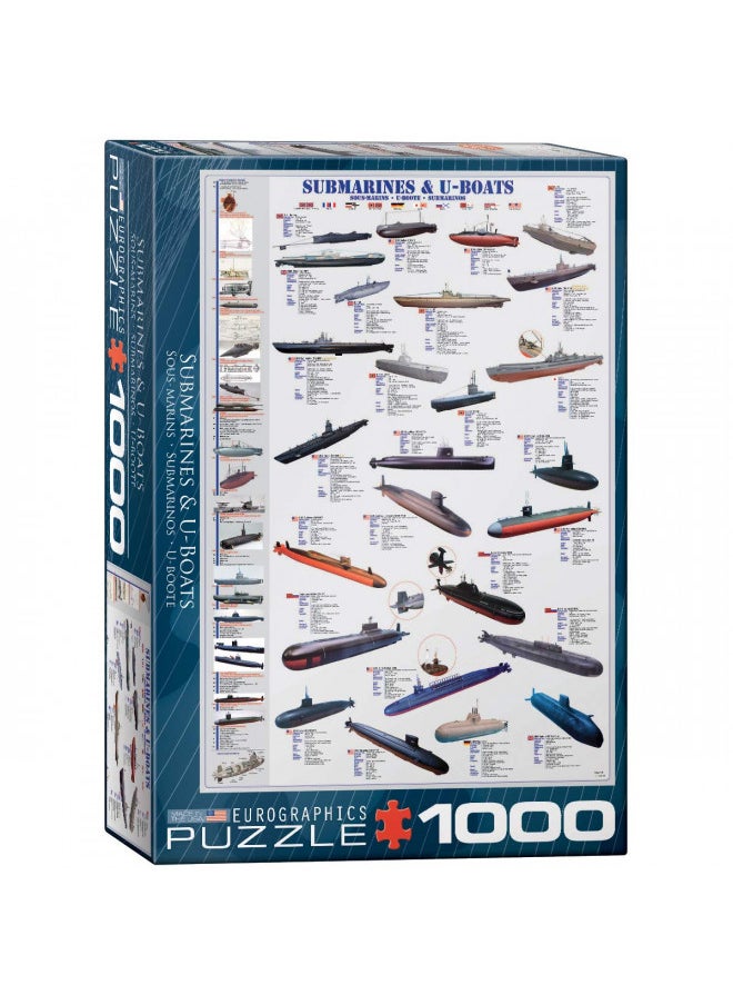 EuroGraphics Submarines and U Boats 1000 Piece Puzzle (6000-0132)