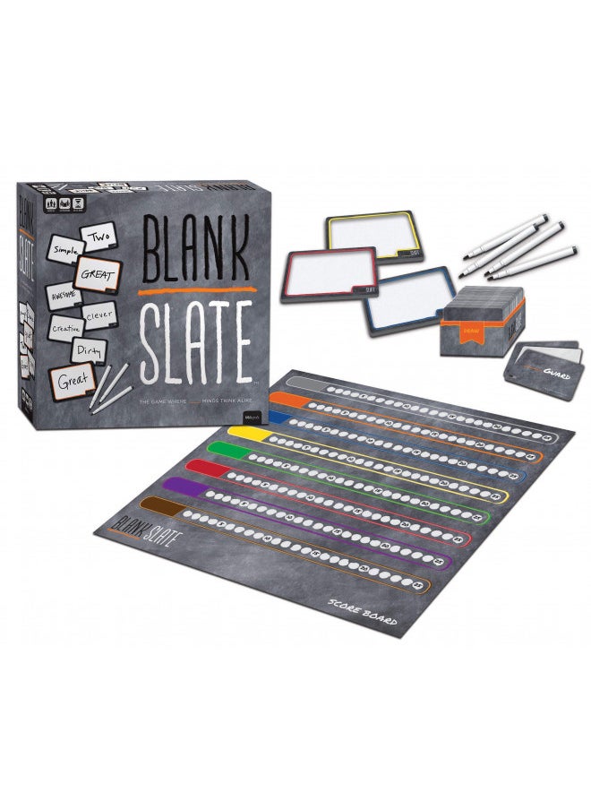 BLANK SLATE - The Game Where Great Minds Think Alike | Fun Family Friendly Word Association Party Game, 3 to 8 players