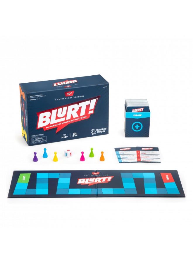 Educational Insights Blurt! Word Game, Board Game for 3-12 Players, Family Game, Ages 7+