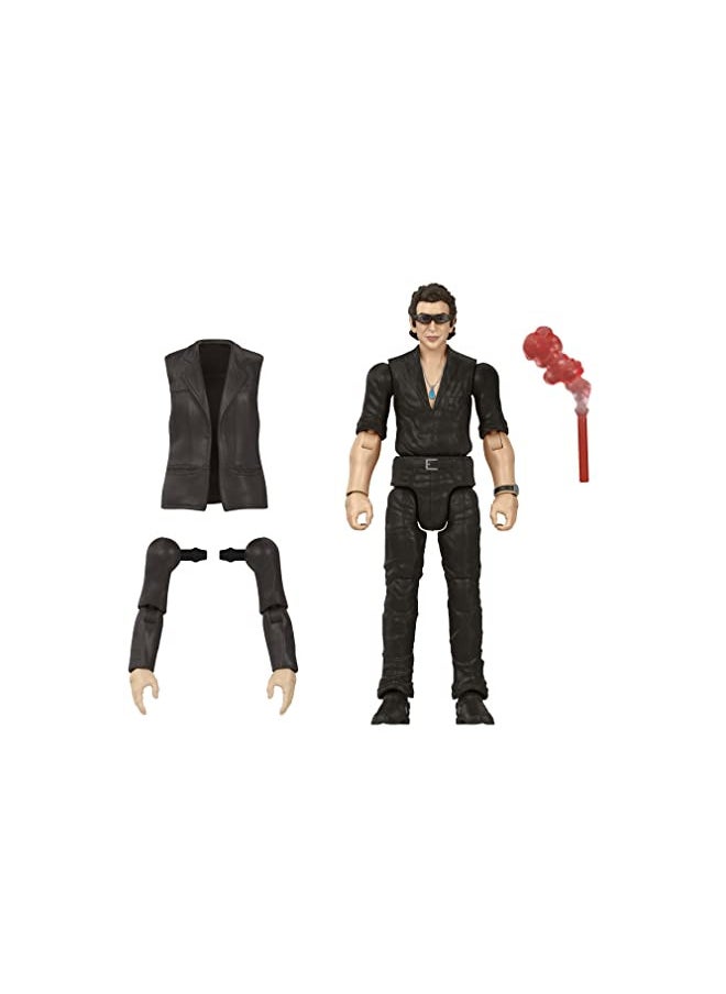 Mattel Jurassic World Toys Jurassic Park Hammond Collection Dr. Ian Malcolm Action Figure with Interchangeable Arms and Accessory, Gift and Collectible