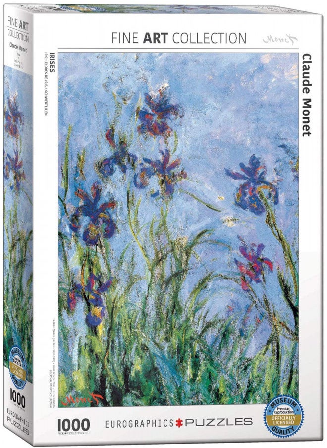 Eurographics Irises by Claude Monet 1000-Piece Puzzle