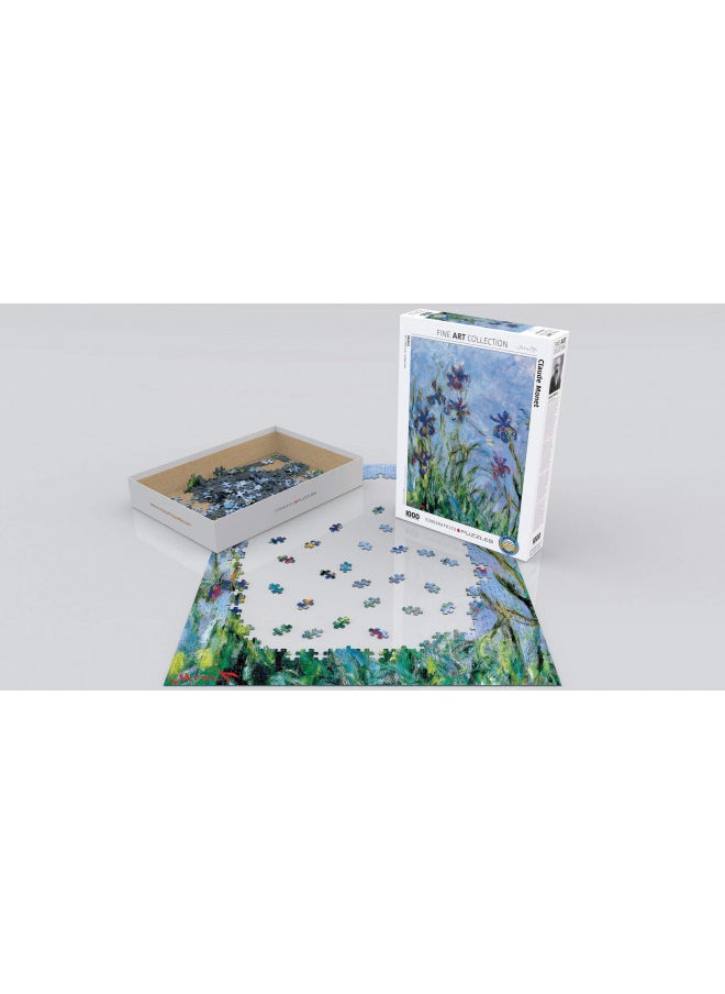 Eurographics Irises by Claude Monet 1000-Piece Puzzle