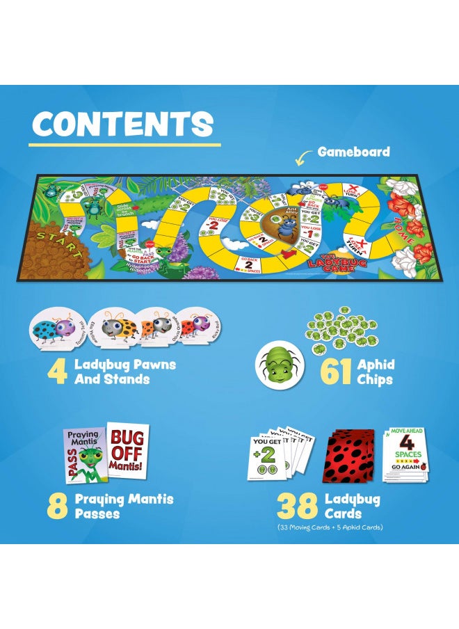 Zobmondo!! The Ladybug Game, Great First Board Game for Boys and Girls, Award-Winning Educational Game, Kids Game for Ages 3 and Up