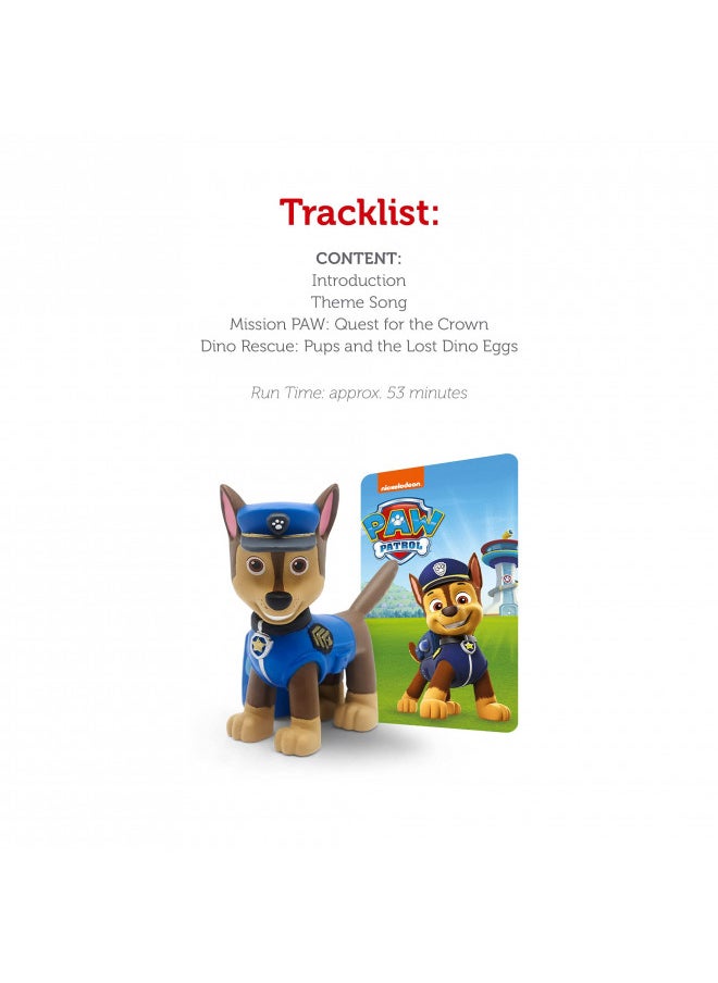 Tonies Chase Audio Play Character from Paw Patrol