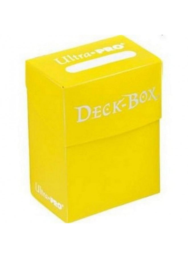 Ultra PRO Standard Deck Box, Yellow, 80-Cards