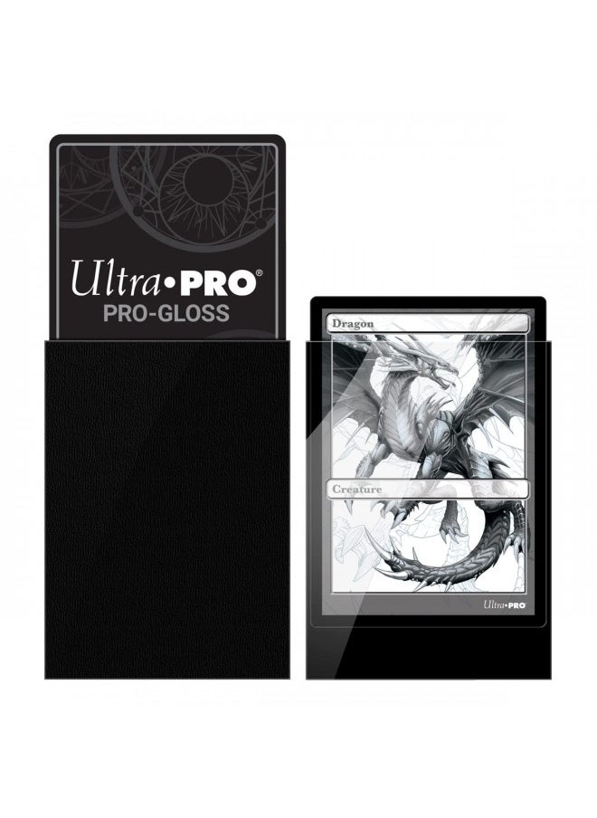 Ultra Pro Deck Protector Sleeves for Standard Size Cards | Black | 100-Count