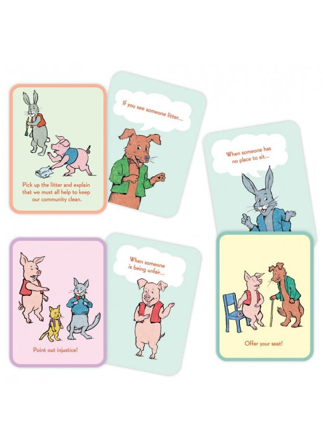 eeBoo: Good Citizenship Conversation Flash Cards, Encourages and Teaches Children How to Be Part of Their Community, Whether Family, School, or Planet, for Ages 3 and up