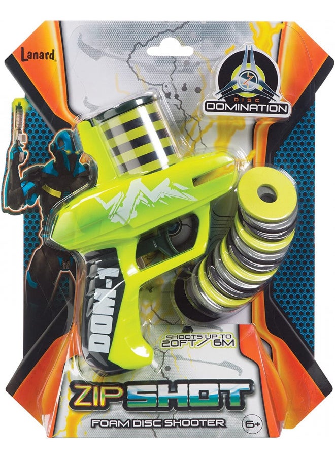 Toysmith: Zip Shot Shooter Foam Disc Toy Target Blaster (7