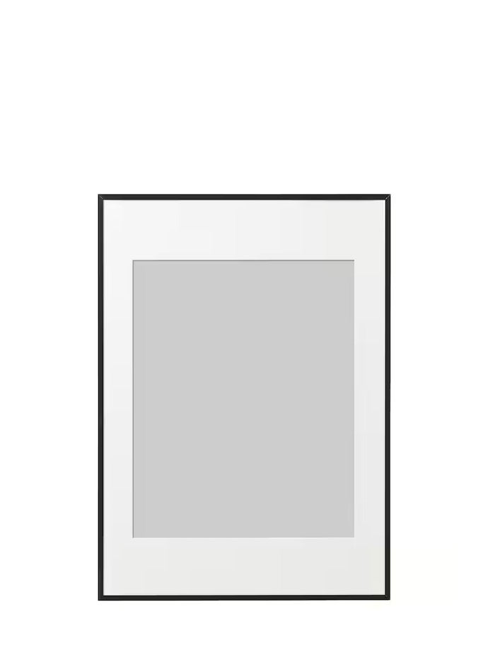 LOMVIKEN Frame, black, 50x70 cm