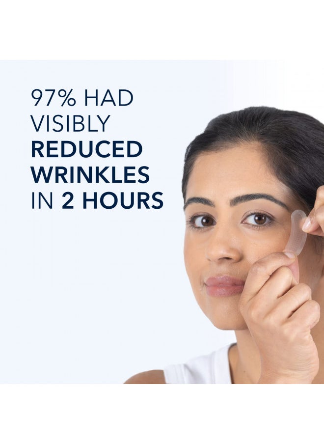 RoC Retinol Correxion Deep Wrinkle Non-Invasive Targeted Patches with Hyaluronic Acid + Firming Peptides for Forehead and Between Eyes 11 Lines, Crows Feet and Laugh Lines