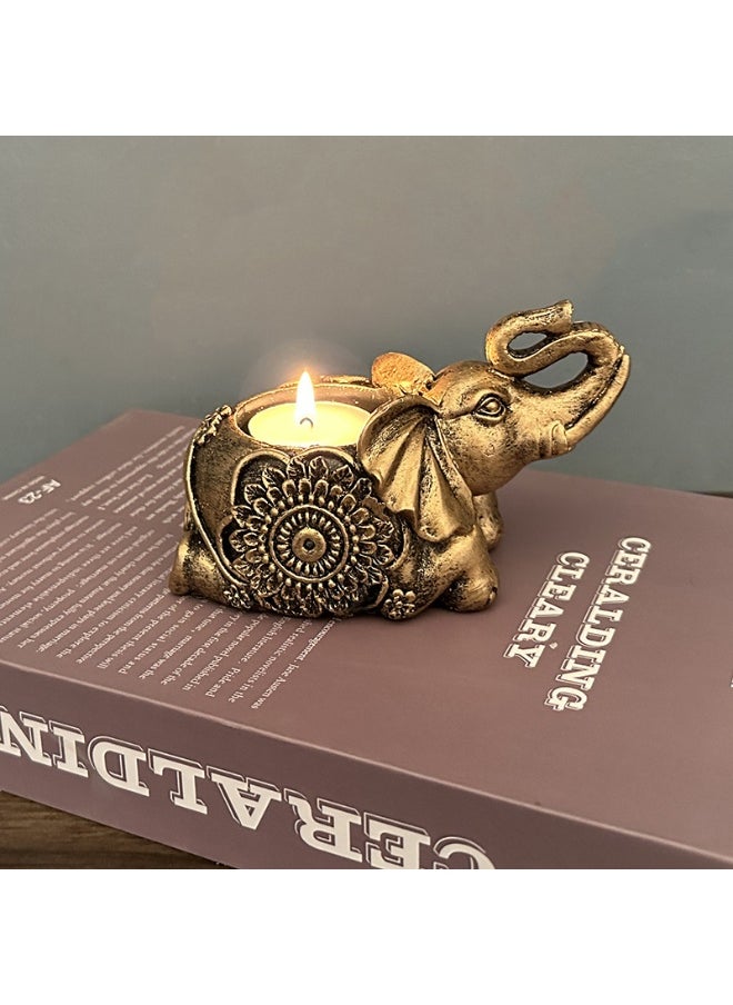 Candle Holder Animal Elephant Shape Resin Incense Burner