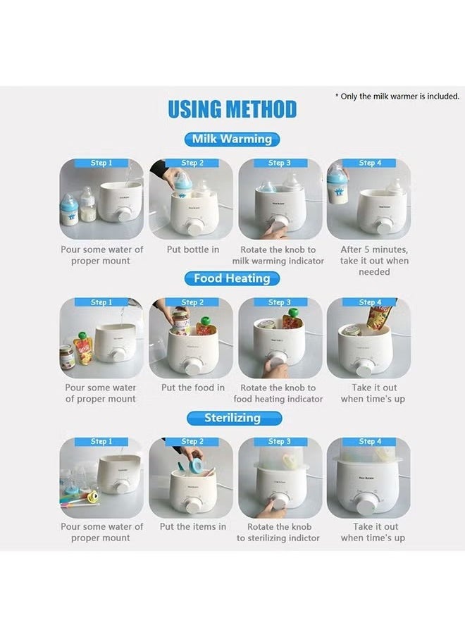 Multifunctional Household Constant Temperature Milk Warmer, Easy To Use, Disinfection And Heat Preservation Integrated Device