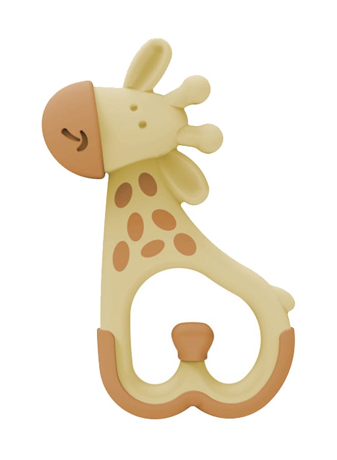 Ridgees Giraffe Massaging Baby Teether, Bpa Free, 3 Months +