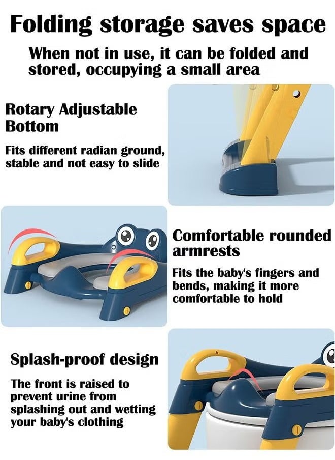 Adjustable Ladder Children's Potty Toilet Training Folding Seat