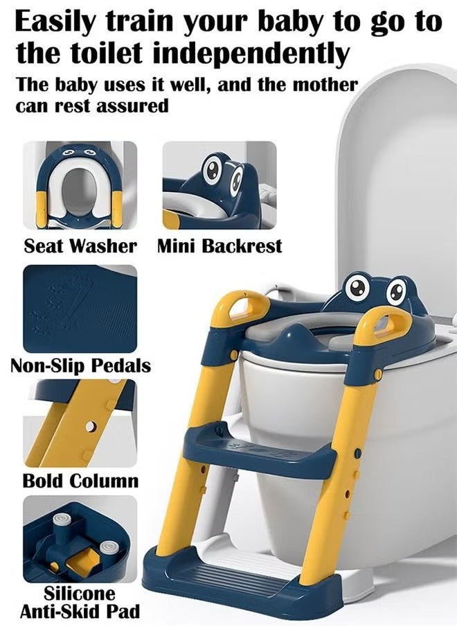 Adjustable Ladder Children's Potty Toilet Training Folding Seat