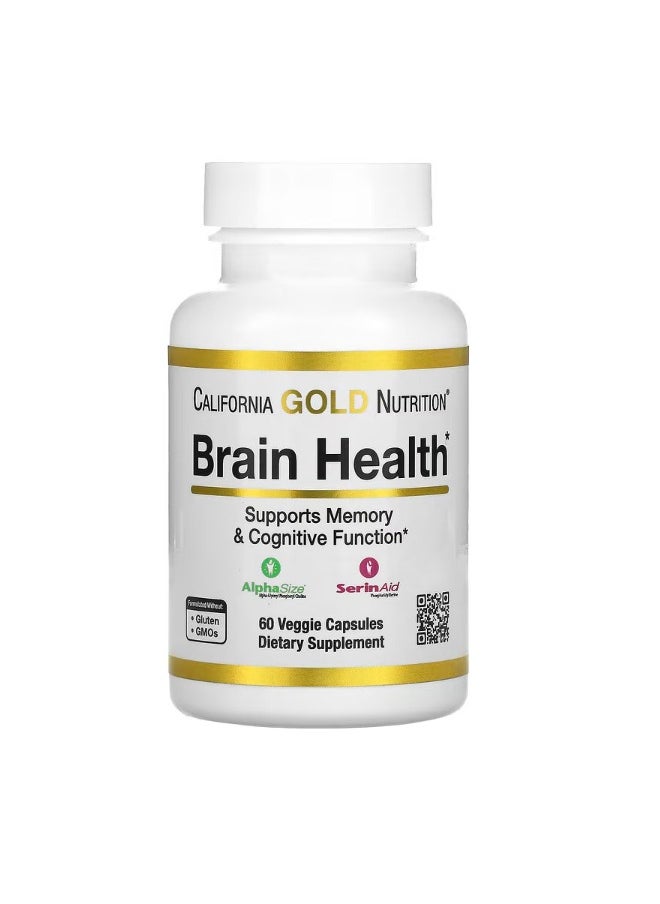 Brain Health  60 Veggie Capsules