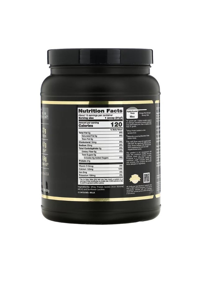 SPORT  Whey Protein Isolate 1 lb 16 oz 454 g