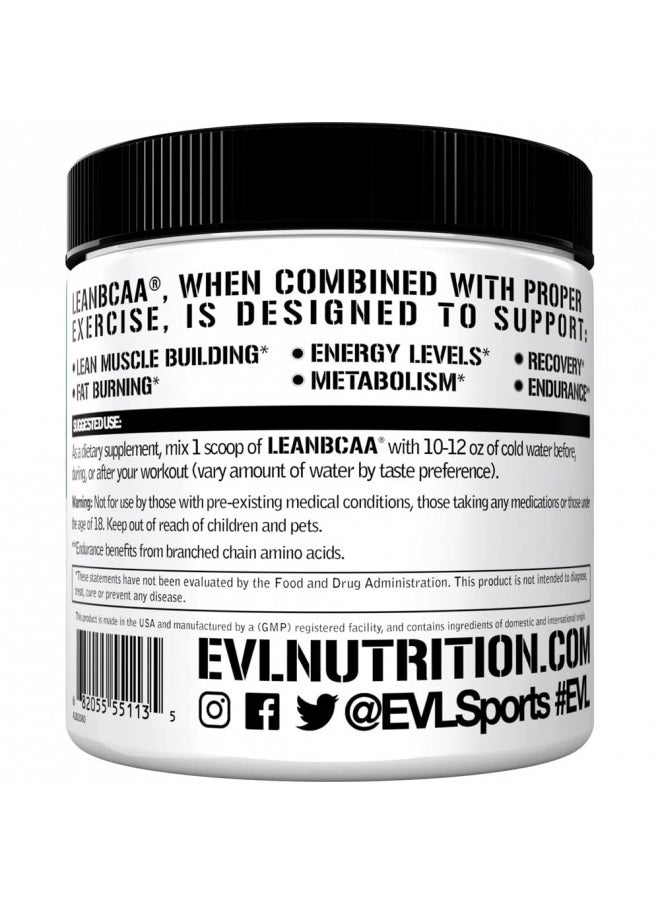 Evlution Stimulant Free Lean BCAA Powder Nutrition BCAAs Amino Acids Powder with CLA Carnitine and 2:1:1 Branched Chain Amino Acids Supports Muscle Recovery Fat Burn and Metabolism - Blue Raz