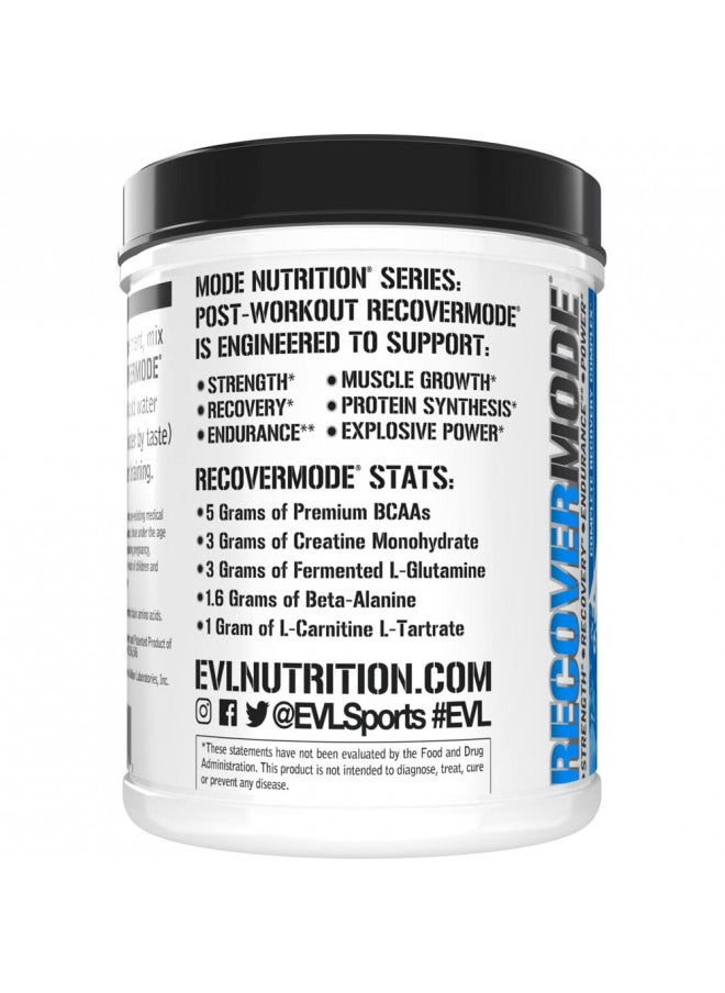 Evlution Nutrition Recover Mode- Complete Post Workout with BCAAs, Immunity Support, Vitamin C, D & E, Electrolytes, Hydration, Creatine, Glutamine, Beta-Alanine, L-Carnitine, 30 Serve, Blue Raz