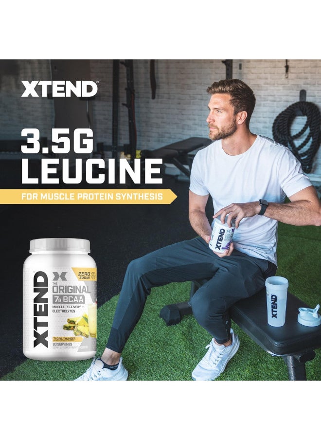 XTEND Original BCAA Powder Tropic Thunder | Sugar Free Post Workout Muscle Recovery Drink with Amino Acids | 7g BCAAs for Men & Women | 90 Servings