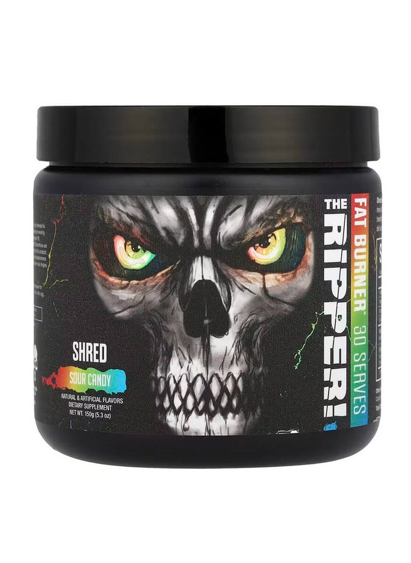 Fat Burner 30 Servings Shred Sour Candy 150g