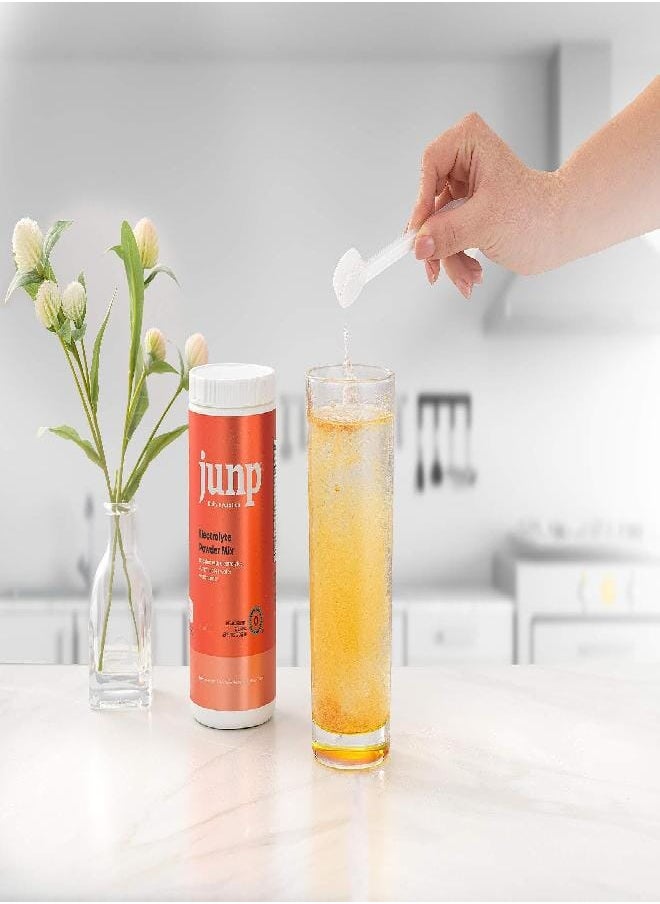 JUNP Hydration Electrolyte Powder Electrolytes Drink Mix Hydration Mix Sugar Free Gluten Free 0 Calories 0 Carbs Keto Friendly NON GMO Kosher 90 Servings.(Peach)