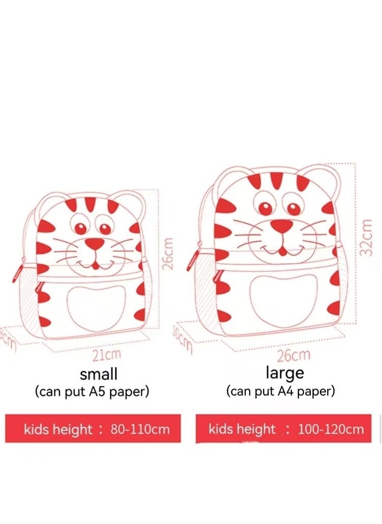 Animal Face Design Little Short Lightweight SBR Waterproof Backpack Bag for Toddlers Kids (Sheep)