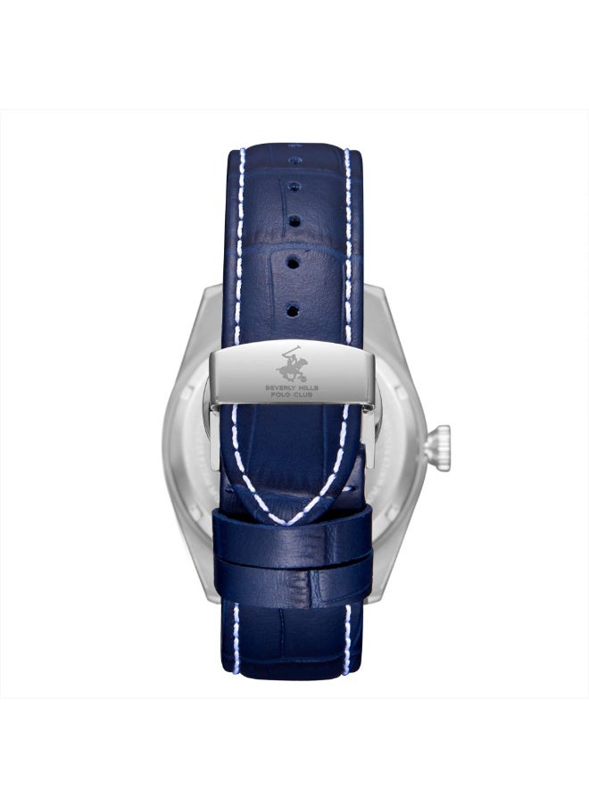 BEVERLY HILLS POLO CLUB Men's Automatic Dark Blue Dial Watch - BP3662X.399