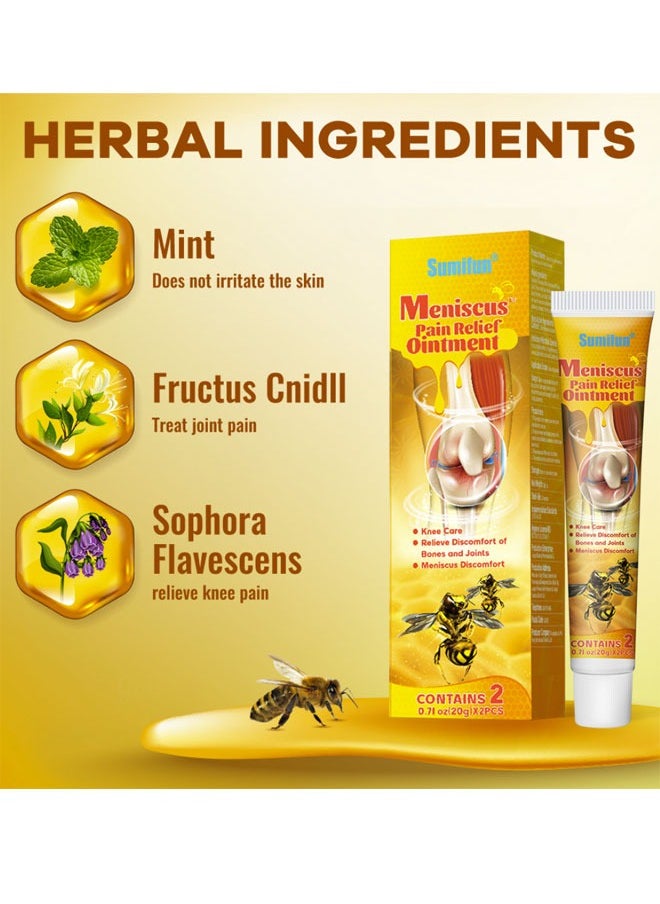 Bee Venom Professional Treatment Gel Foot Care Cream  Bee Venom Gel  Maintain Healthy Joints（2pcs）