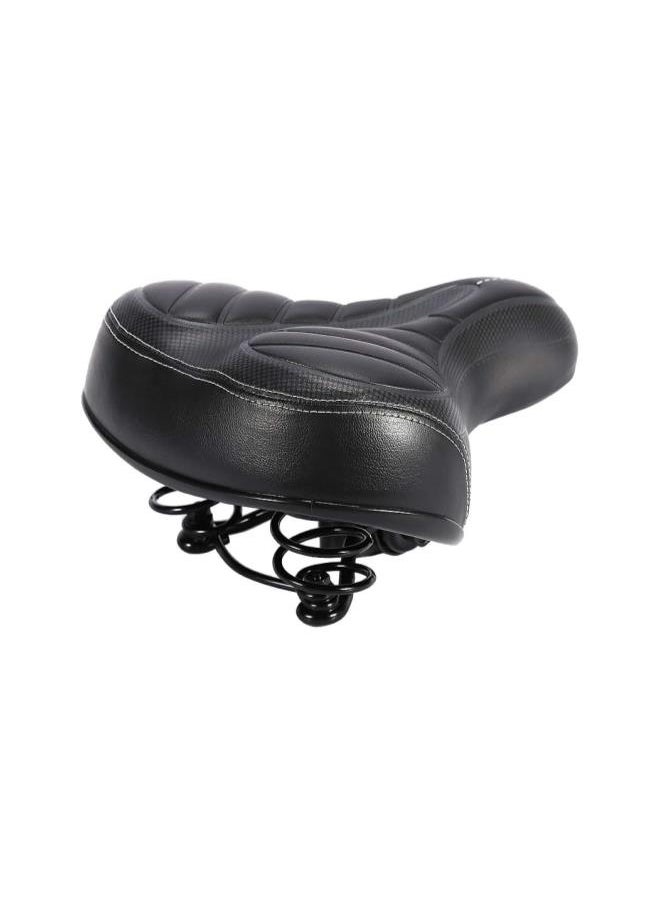 Bike Saddle Seat, Comfort Big Bum Bicycle Sporty Soft Pad Saddle Seat Wide Replacement Universal Fit Indoor Outdoor for Mountain Bikes,Road Bikes,Men and Women