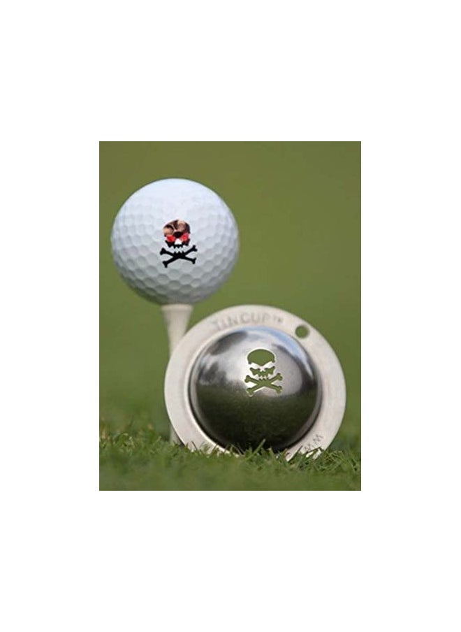 Tin Cup Jolly Roger Golf Ball Custom Marker Alignment Tool