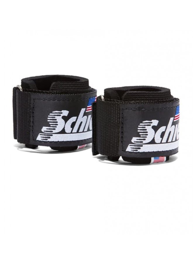 Schiek Sports Model 1100-WS Extra-Wide Wrist Straps - Black