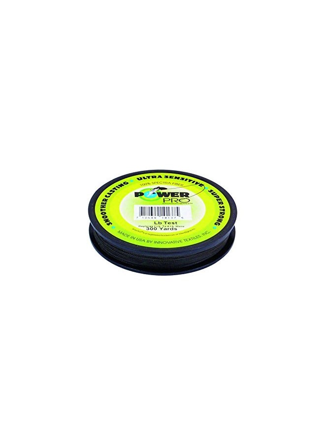 POWER PRO Spectra Fiber Braided Fishing Line, Moss Green, 300YD/80LB