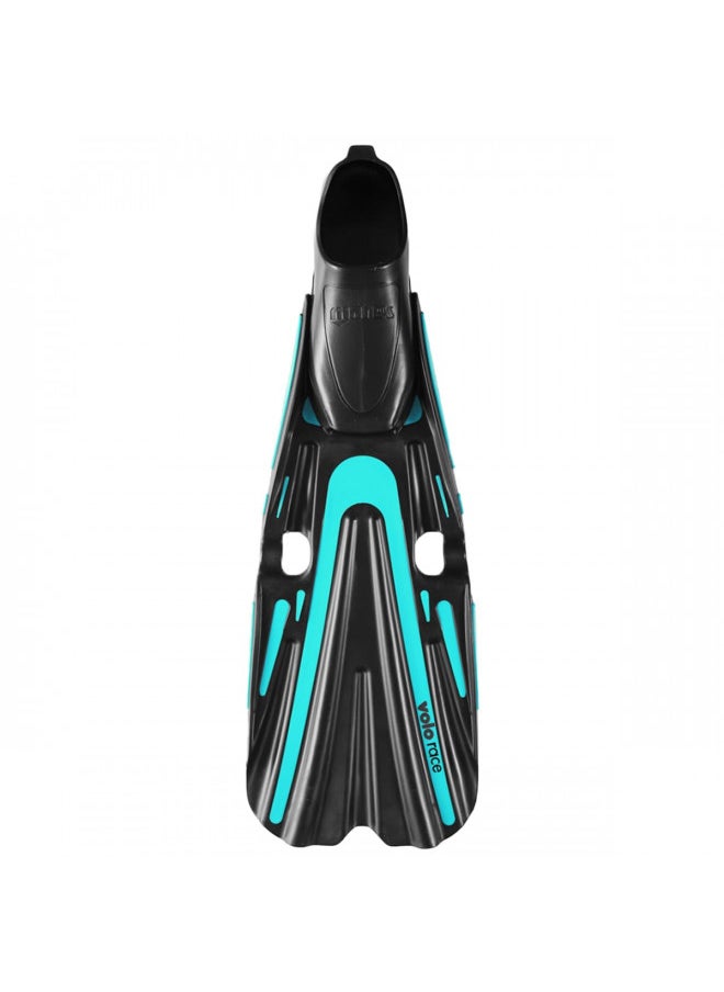 Mares Volo Race Full Foot Scuba Diving Fins, Black/Yellow, Size 9.5-10.5