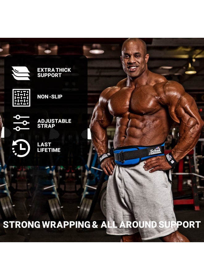 Schiek Sports, Inc. Basic Padded Lifting Straps in Black