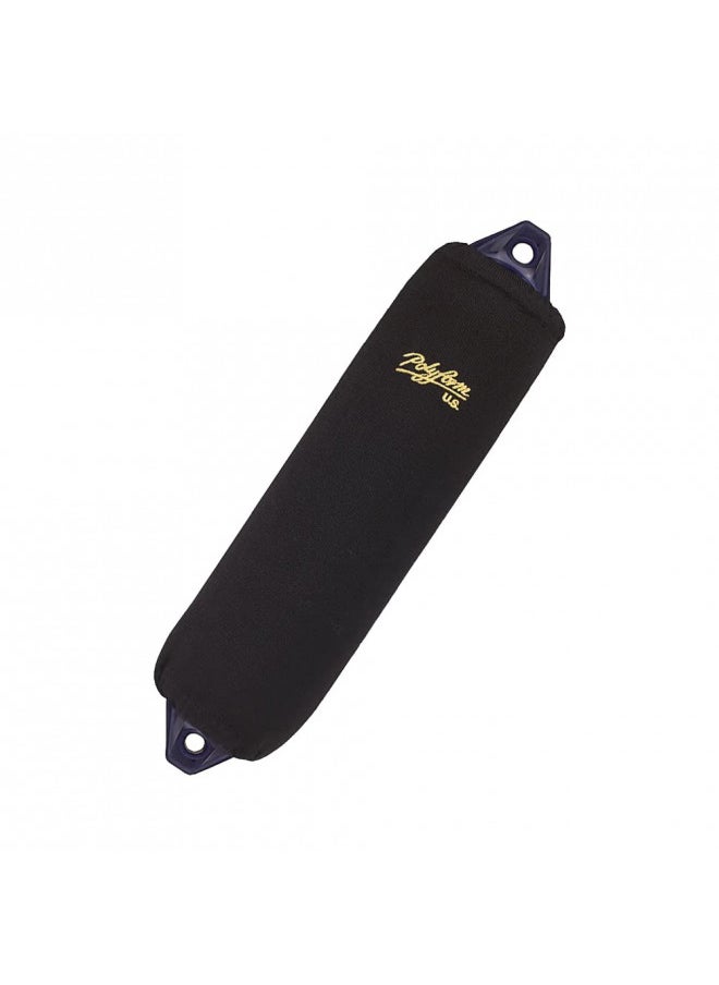 Polyform EFC-1 Black Boat Fender Cover, Fits F-1, HTM-1, G-4 Boat Fenders