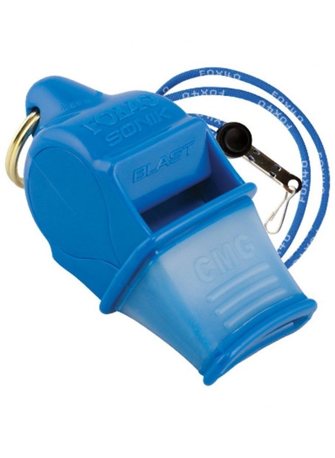 Fox 40 Sonik Blast CMG with Break Away Lanyard - Blue