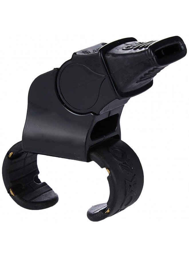 Fox 40 Sonik Blast CMG Fingergrip Pealess Whistle - Black