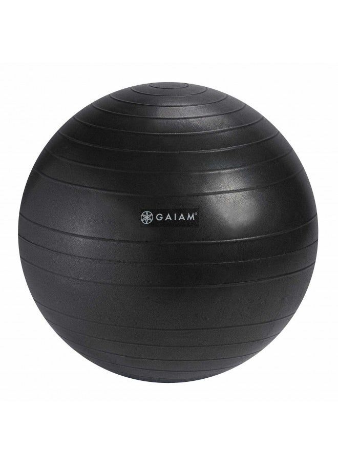 Gaiam Classic Chair Ball - Extra 52cm Balance Ball, Charcoal